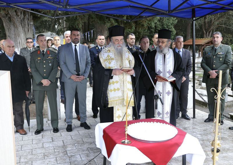 Επιμνημόσυνη δέηση στο στρατιωτικό κοιμητήριο Δράμας 